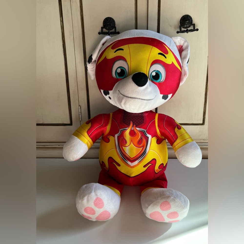 PAW Patrol - 24" Mighty Pups Jumbo Marshall Plush collectible Stuffed Dog